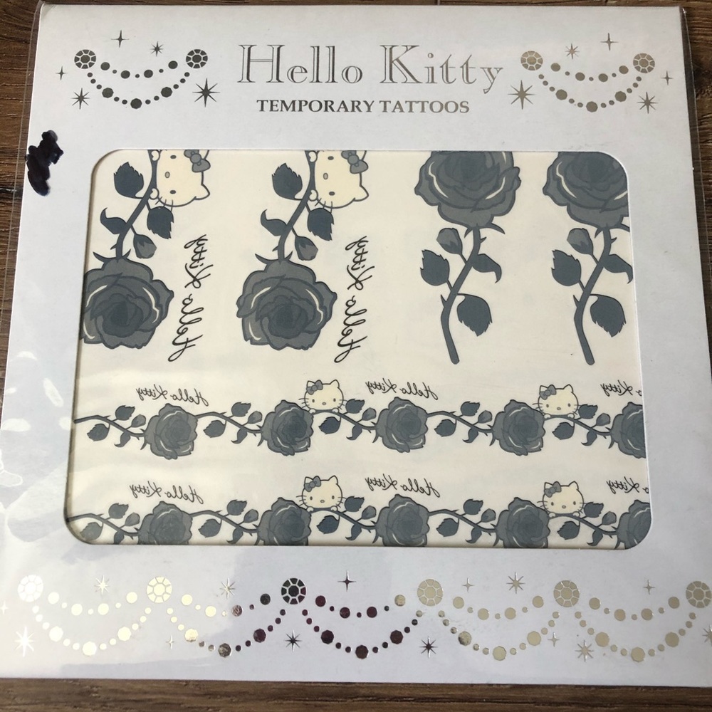 HELLO KITTY-NWT Temporary Tattoos